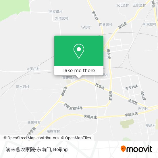 喃来燕农家院-东南门 map