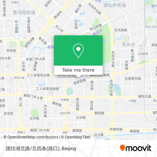 团结湖北路/北四条(路口) map
