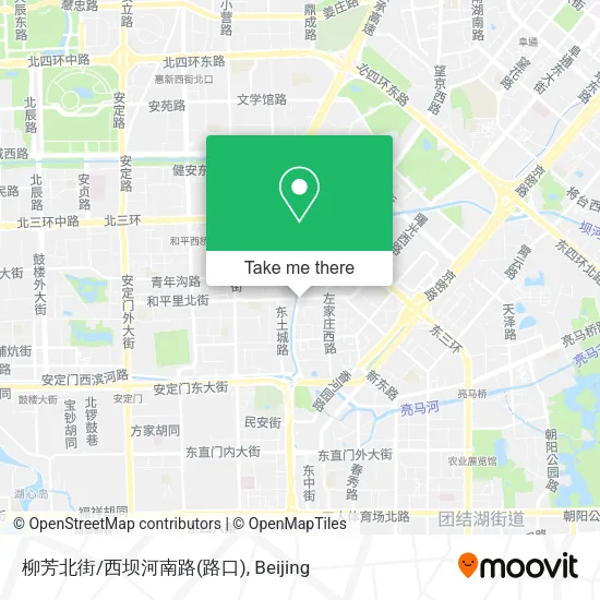 柳芳北街/西坝河南路(路口) map