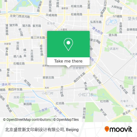 北京盛世新文印刷设计有限公司 map