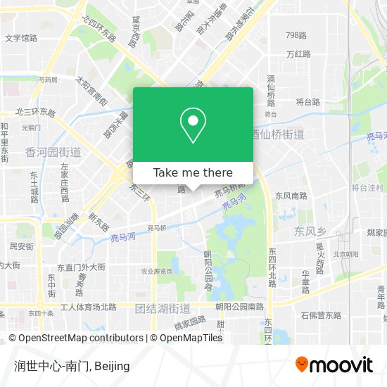 润世中心-南门 map