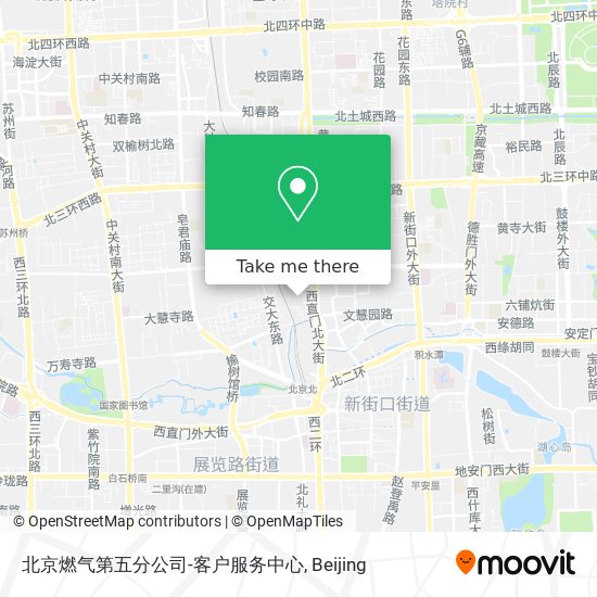 北京燃气第五分公司-客户服务中心 map