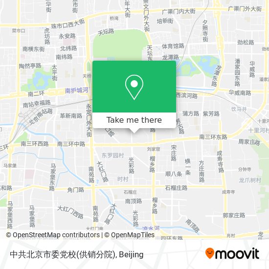 中共北京市委党校(供销分院) map