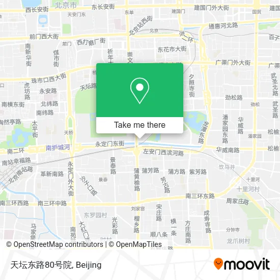天坛东路80号院 map