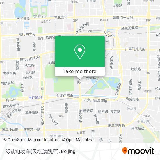 绿能电动车(天坛旗舰店) map