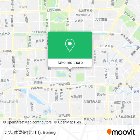地坛体育馆(北1门) map
