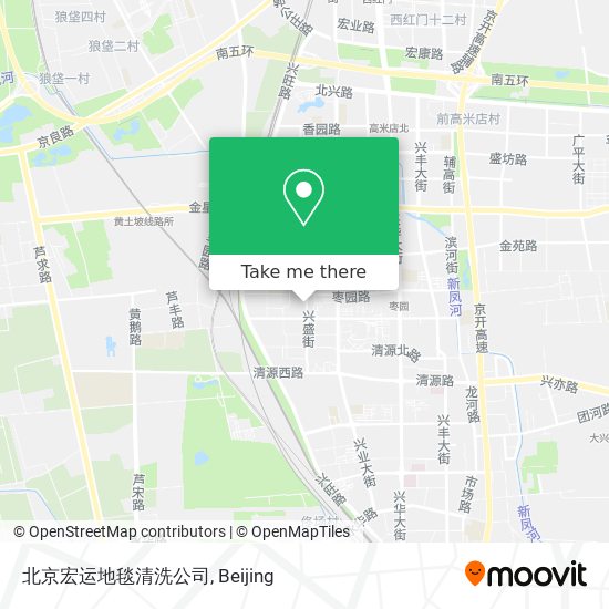 北京宏运地毯清洗公司 map