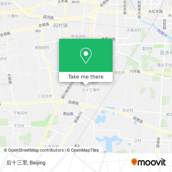 后十三里 map
