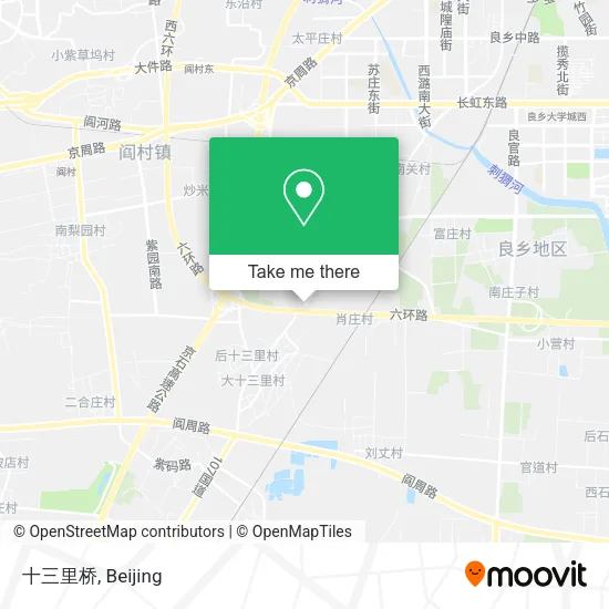 十三里桥 map