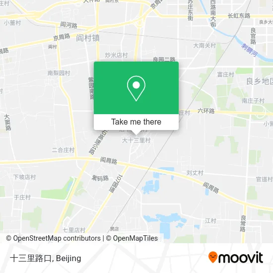 十三里路口 map