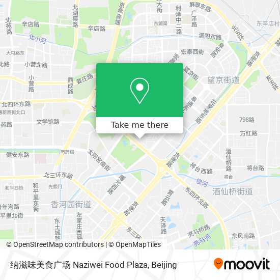 纳滋味美食广场 Naziwei Food Plaza map
