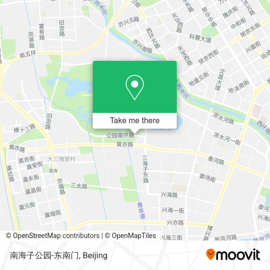 南海子公园-东南门 map