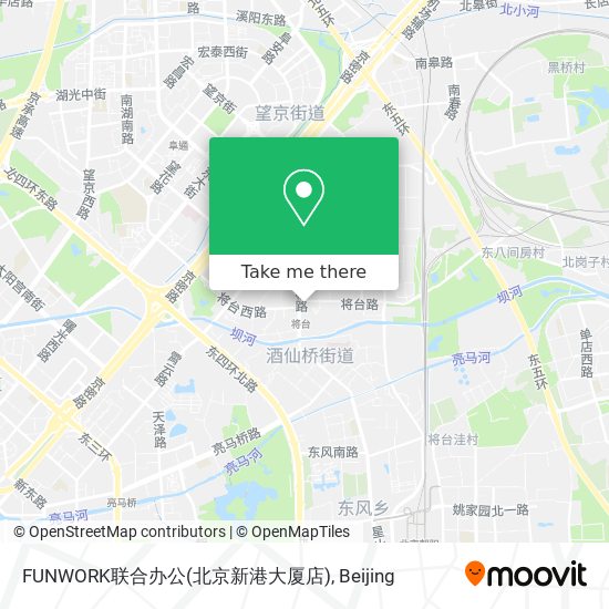 FUNWORK联合办公(北京新港大厦店) map