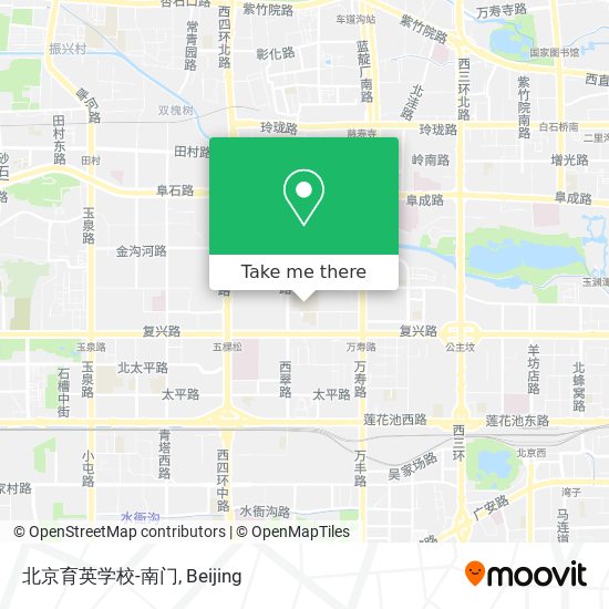 北京育英学校-南门 map