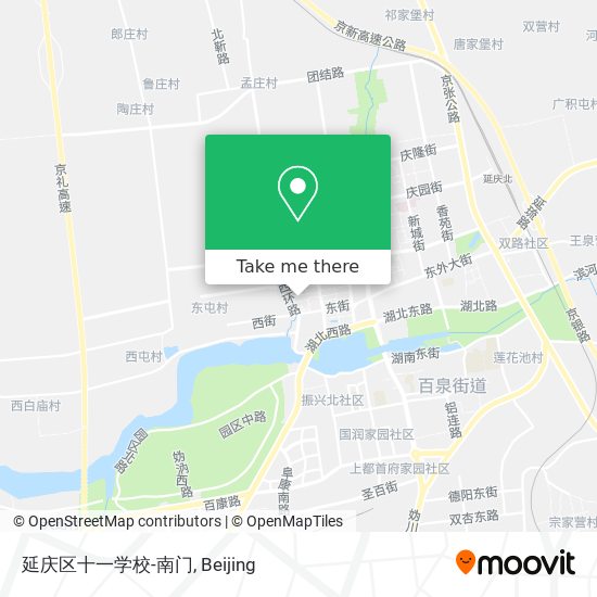 延庆区十一学校-南门 map