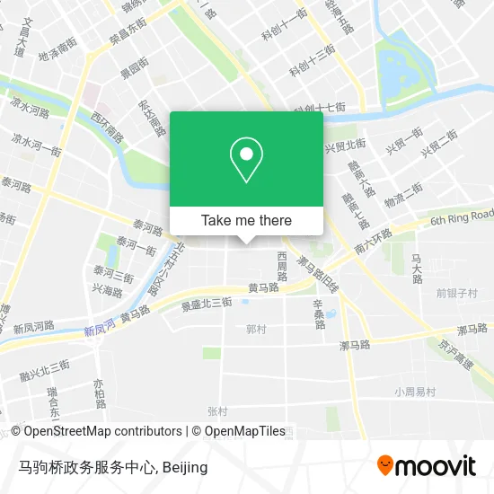 马驹桥政务服务中心 map