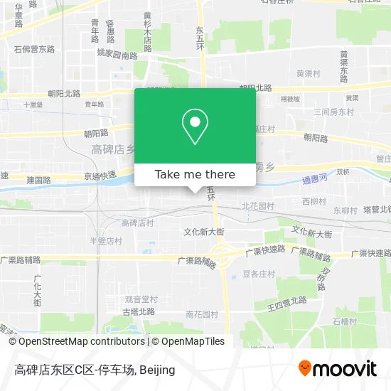 高碑店东区C区-停车场 map