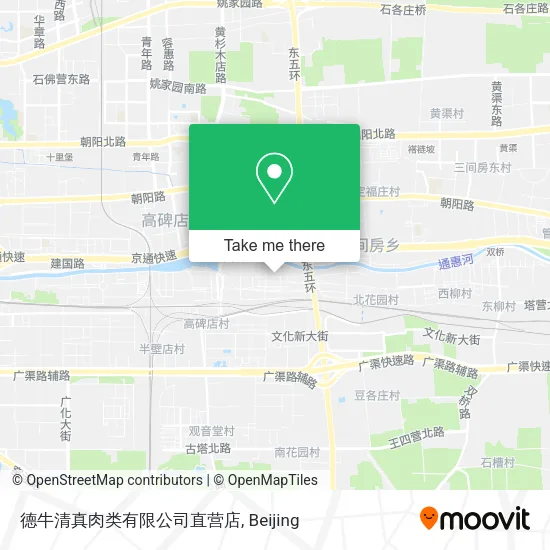 德牛清真肉类有限公司直营店 map