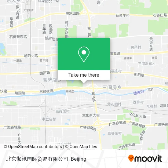 北京伽讯国际贸易有限公司 map