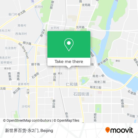 新世界百货-东2门 map