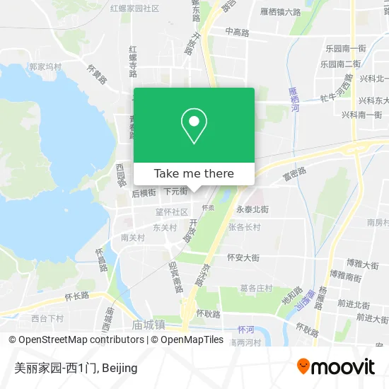 美丽家园-西1门 map