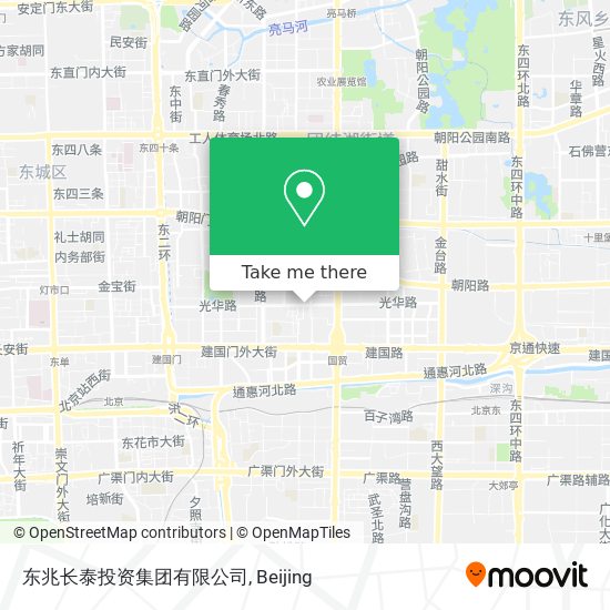 东兆长泰投资集团有限公司 map