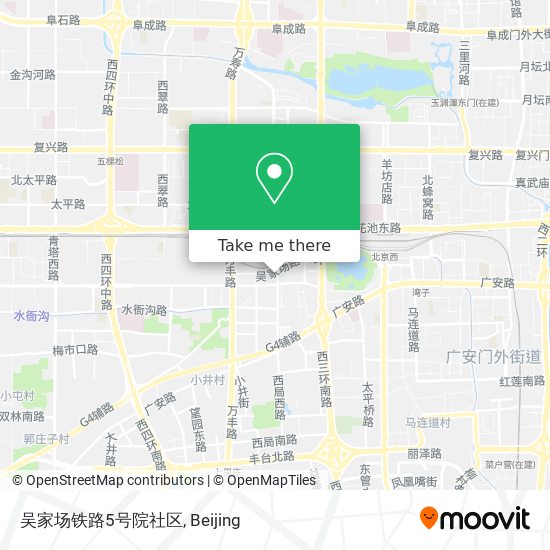 吴家场铁路5号院社区 map