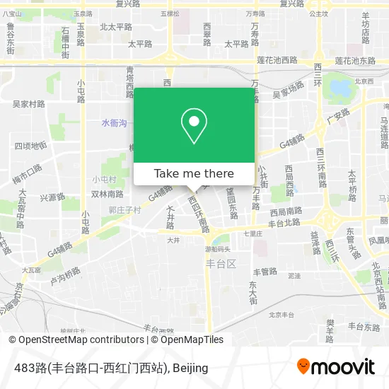 483路(丰台路口-西红门西站) map