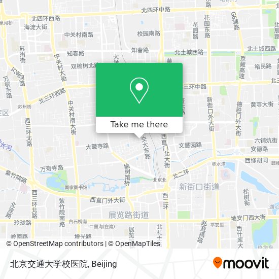 北京交通大学校医院 map