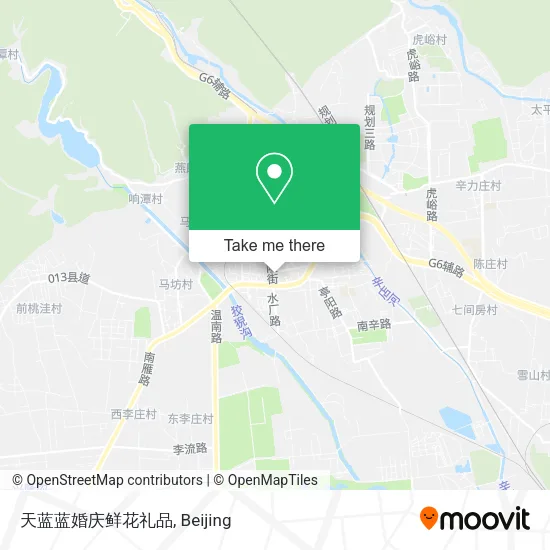 天蓝蓝婚庆鲜花礼品 map