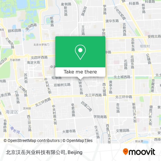 北京汉岳兴业科技有限公司 map