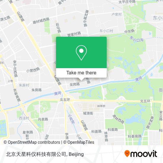 北京天星科仪科技有限公司 map