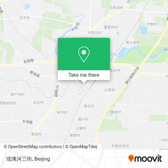 琉璃河三街 map