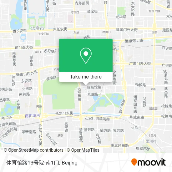 体育馆路13号院-南1门 map