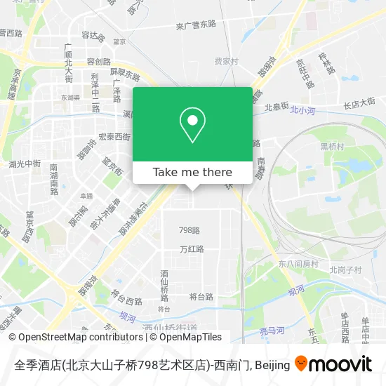 全季酒店(北京大山子桥798艺术区店)-西南门 map