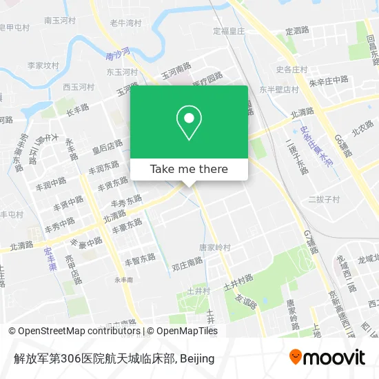 解放军第306医院航天城临床部 map