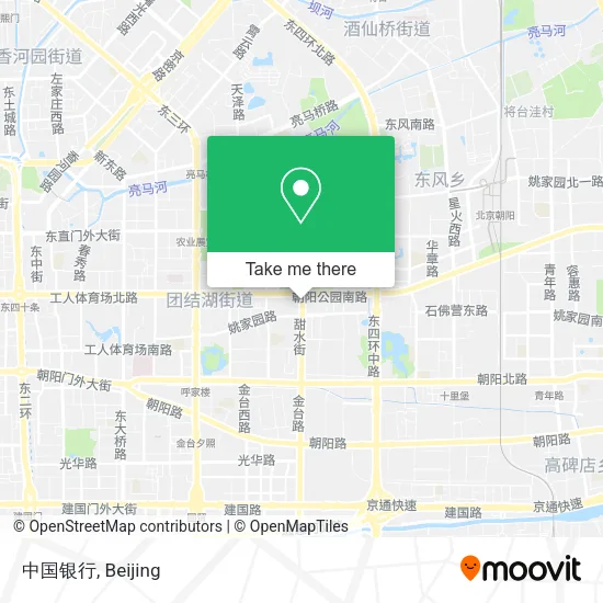 中国银行 map