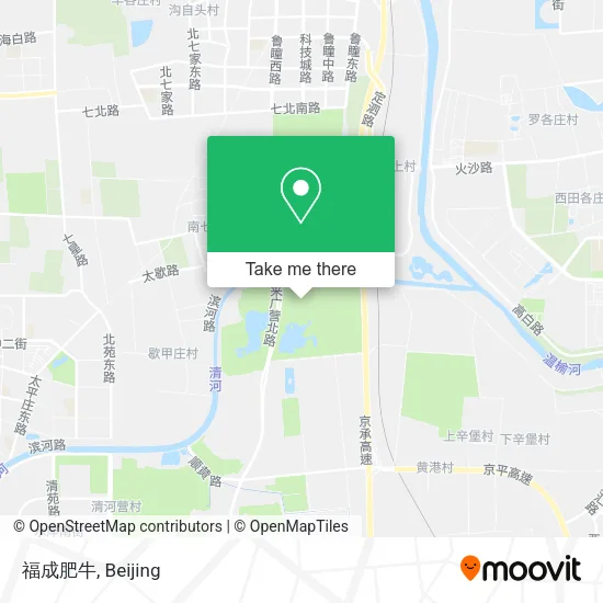 福成肥牛 map