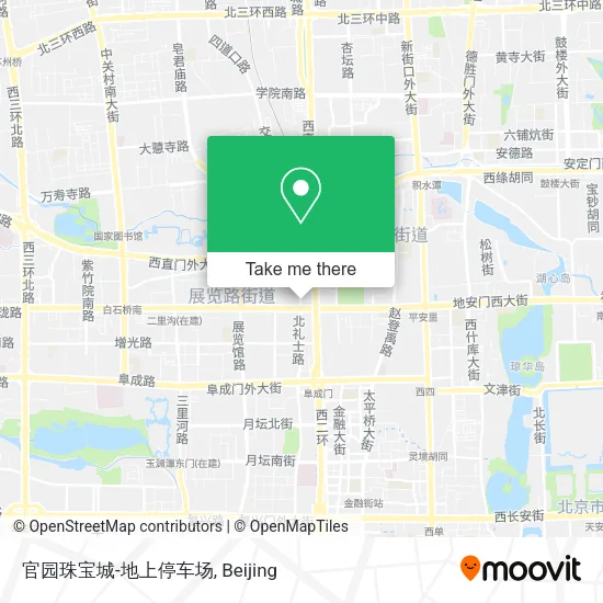 官园珠宝城-地上停车场 map