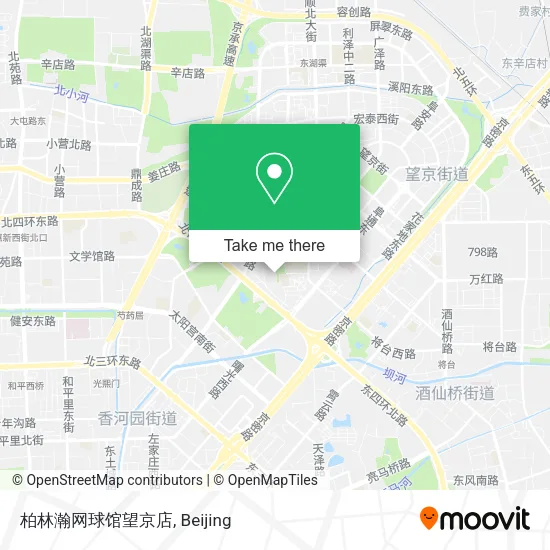 柏林瀚网球馆望京店 map