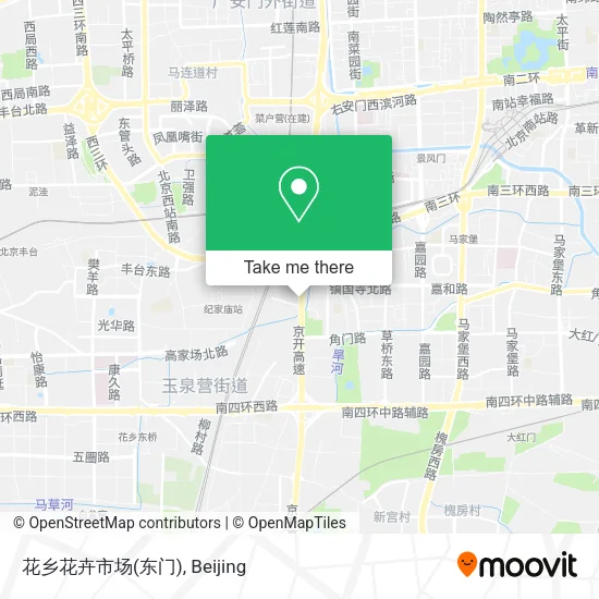 花乡花卉市场(东门) map