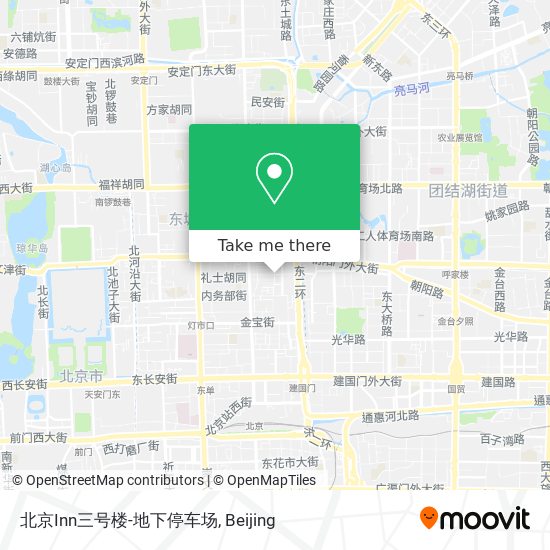 北京Inn三号楼-地下停车场 map