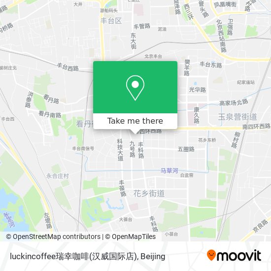 luckincoffee瑞幸咖啡(汉威国际店) map