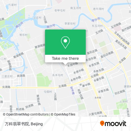 万科翡翠书院 map