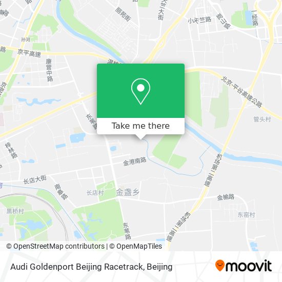 Audi Goldenport Beijing Racetrack map