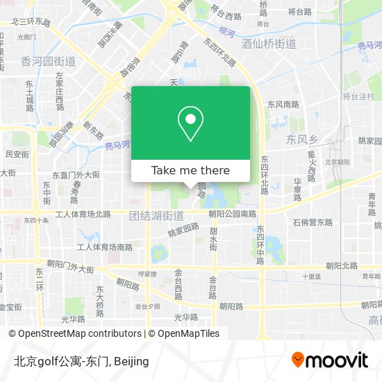 北京golf公寓-东门 map