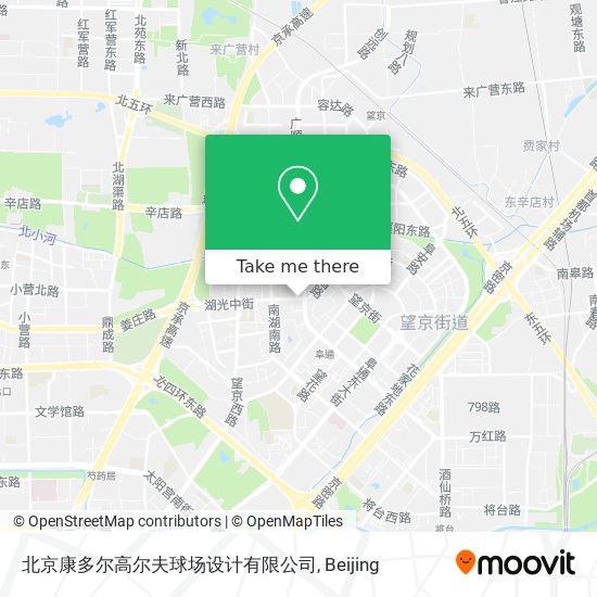 北京康多尔高尔夫球场设计有限公司 map