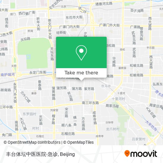 丰台体坛中医医院-急诊 map