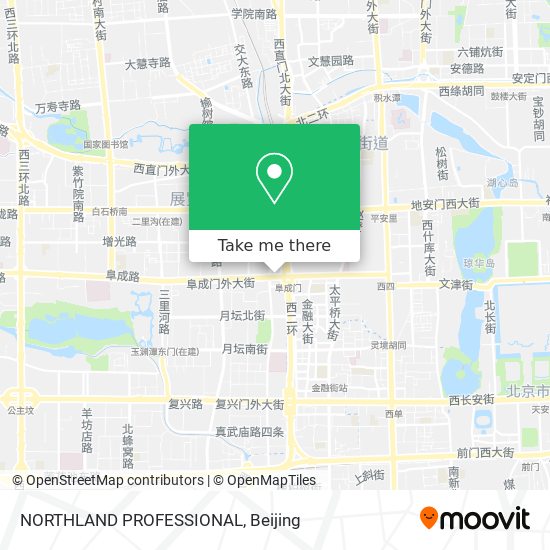 NORTHLAND PROFESSIONAL map