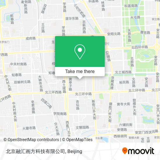 北京融汇画方科技有限公司 map